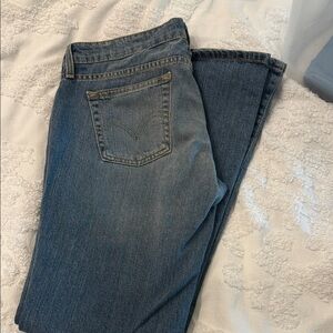 Levi's Straight Leg Blue Jeans low boot cut 545.  0036